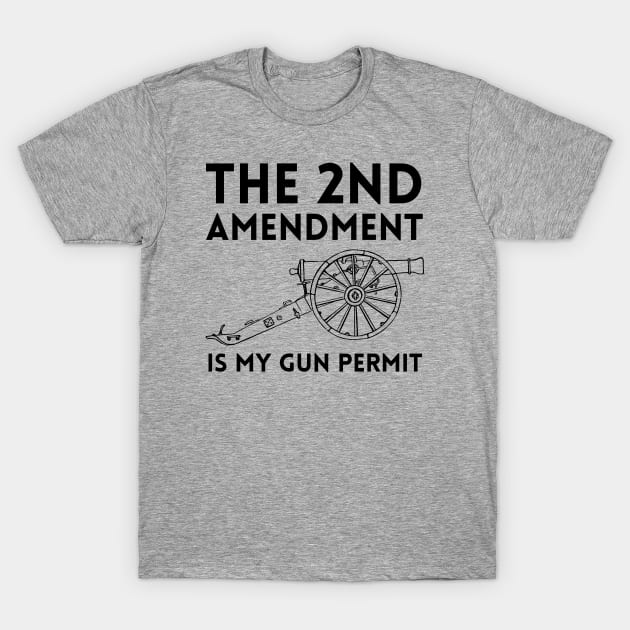 2nd Amendment T-Shirt by François Belchior